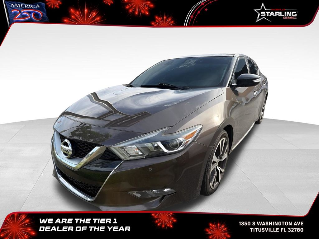 Forged Bronze 2016 Nissan Maxima Sedan Front-Wheel Drive Continuously Variable Transmission