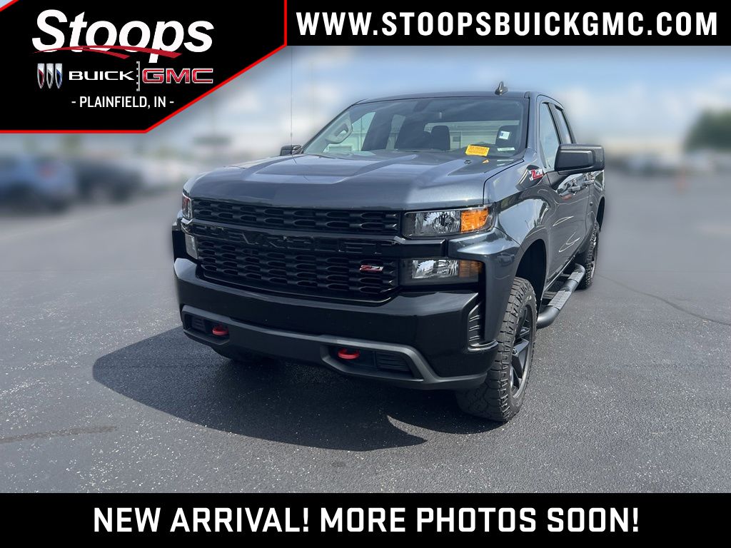 Shadow Gray Metallic 2019 Chevrolet Silverado 1500 Pickup Truck Four-Wheel Drive 6-Speed Automatic Overdrive