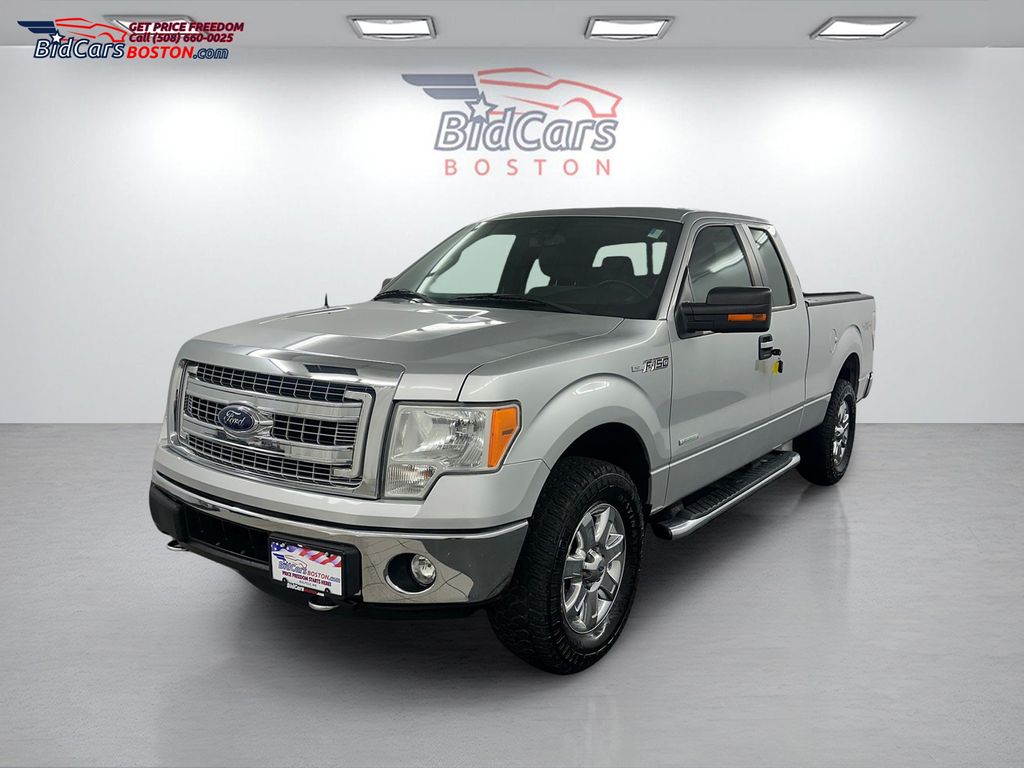 Ingot Silver 2014 Ford F-150 XLT SuperCab 4WD Pickup Truck Four-Wheel Drive 6-Speed Automatic