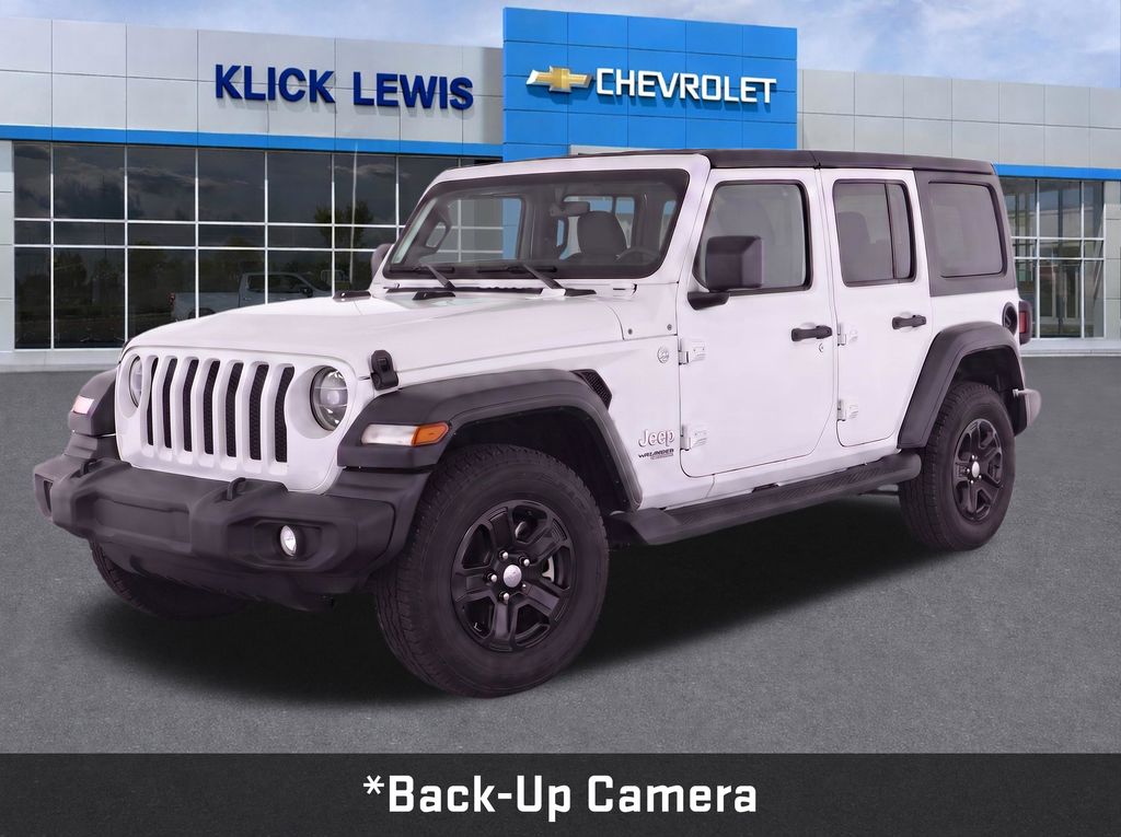 2018 Jeep Wrangler Unlimited Sport S White at Subaru and VW of Moon Township