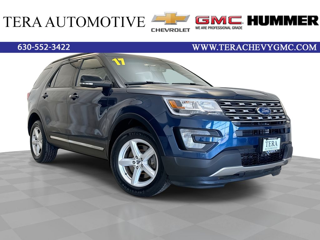 Blue 2017 Ford Explorer SUV / Crossover All-Wheel Drive 6-Speed Automatic