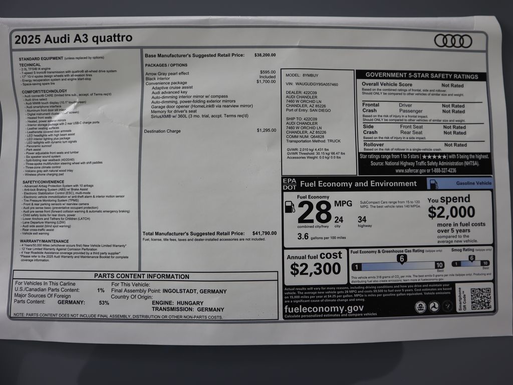 2025 Audi A3  9