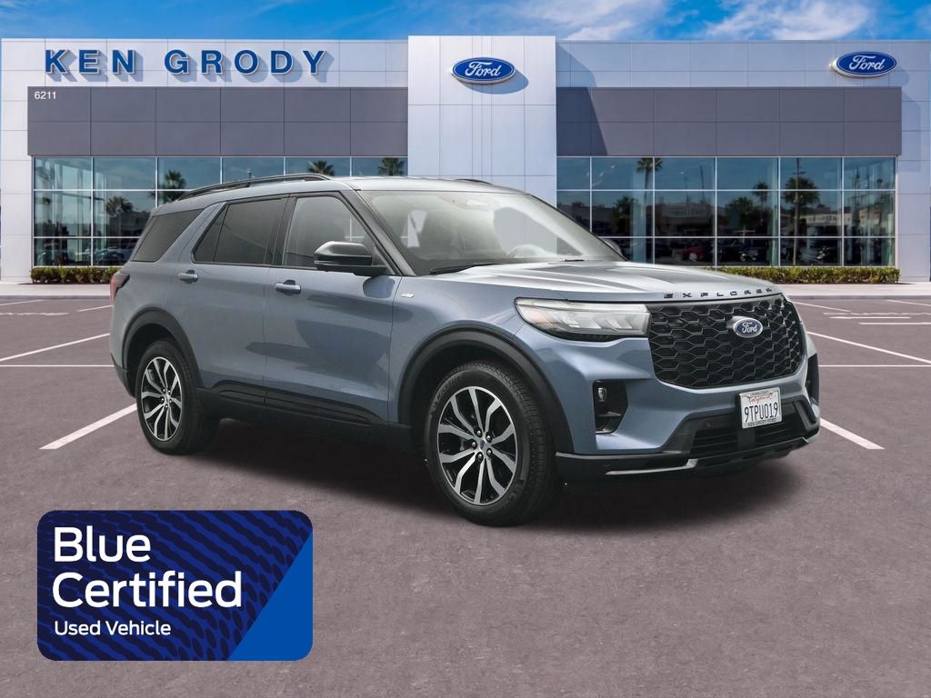 Vapor Blue Metallic 2025 Ford Explorer SUV / Crossover Rear-Wheel Drive Automatic