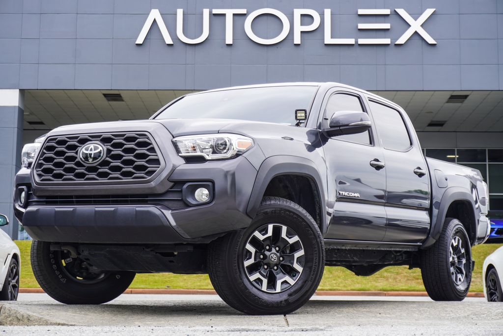 Magnetic Gray Metallic 2023 Toyota Tacoma TRD Off Road Double Cab RWD Pickup Truck 4X2 6-Speed Automatic