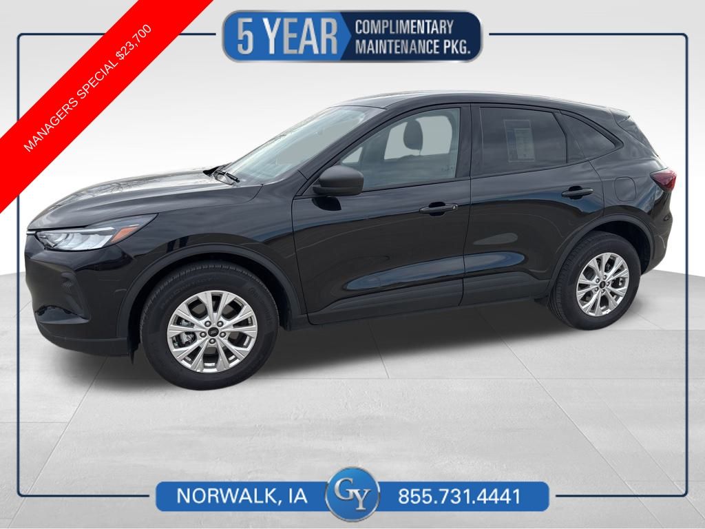Black Metallic 2025 Ford Escape Active AWD SUV / Crossover All-Wheel Drive 8-Speed Automatic