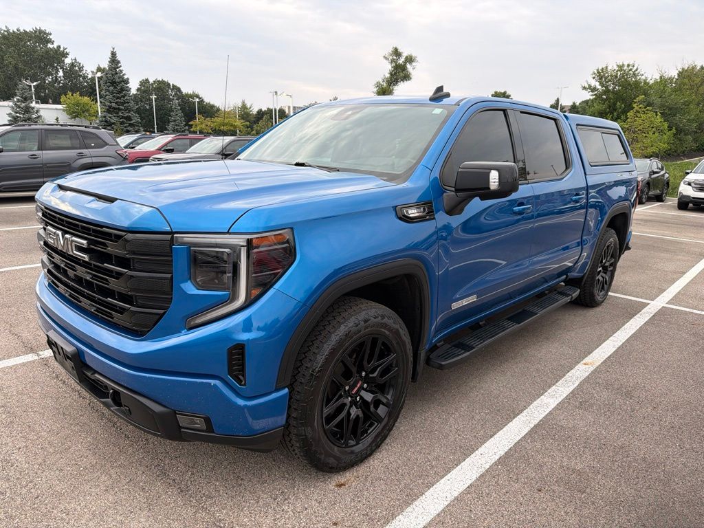 Dynamic Blue Metallic 2022 GMC Sierra 1500 Pickup Truck Four-Wheel Drive Automatic