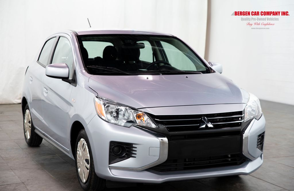 Starlight Silver Metallic 2024 Mitsubishi Mirage Hatchback Continuously Variable Transmission