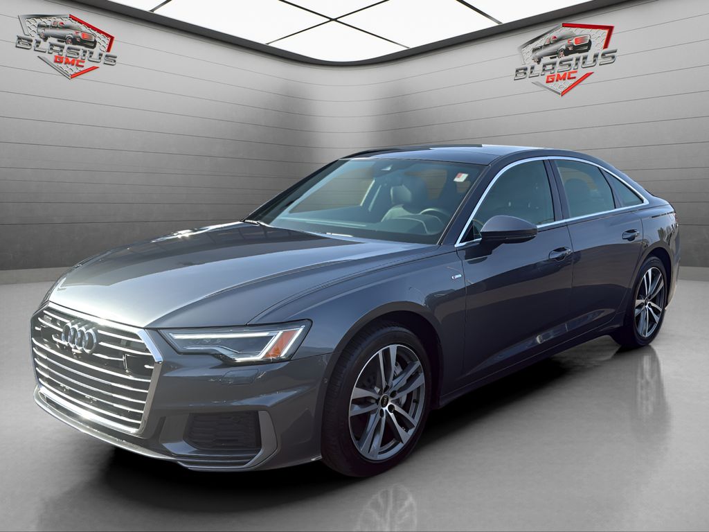 Daytona Gray Pearl 2021 Audi A6 quattro Premium Plus 55 TFSI AWD Sedan All-Wheel Drive 7-Speed Automatic