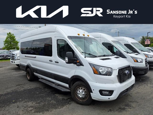Oxford White 2024 Ford Transit Passenger Van Rear-Wheel Drive 