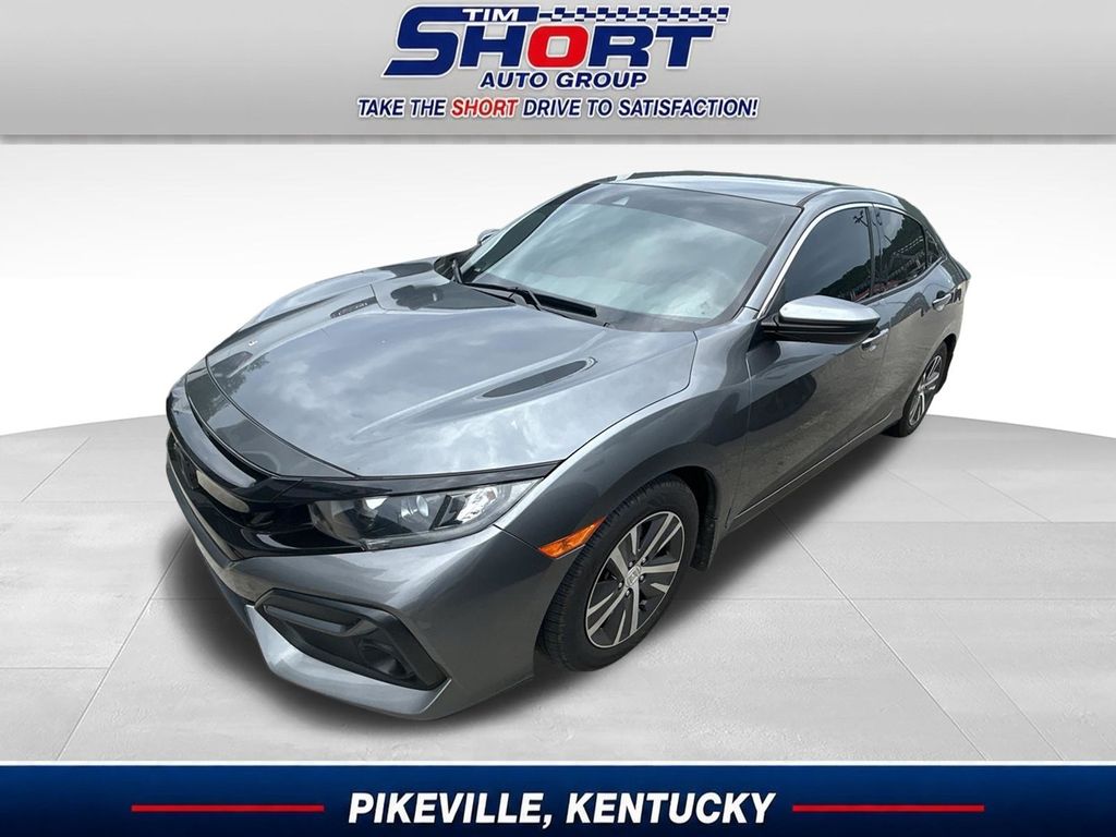 Gray (Modern Steel Metallic) 2020 Honda Civic Hatchback Hatchback Front-Wheel Drive Continuously Variable Transmission