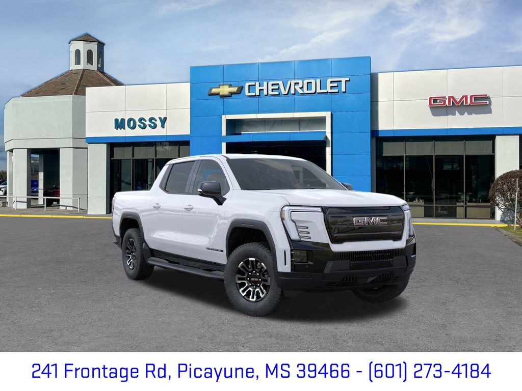 Summit White 2026 GMC Sierra EV Pickup Truck All-Wheel Drive 1-Speed Automatic