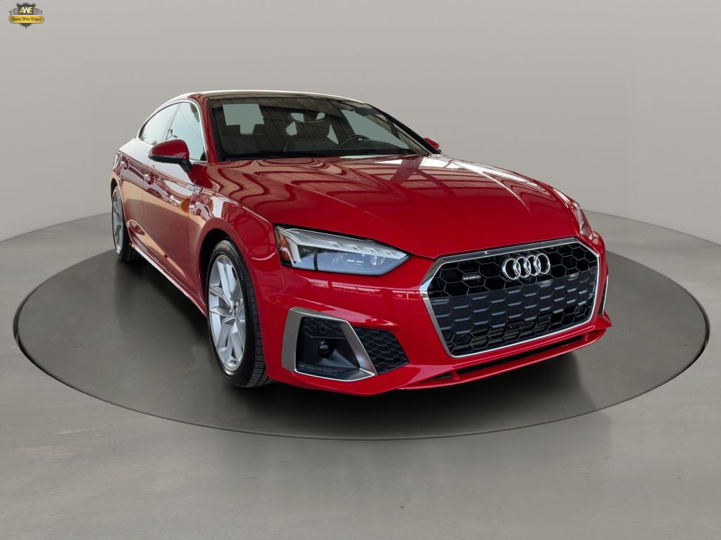 Progressive Red Metallic 2024 Audi A5 Sportback quattro Premium Plus S Line 45 TFSI AWD Sedan All-Wheel Drive 7-Speed Automatic