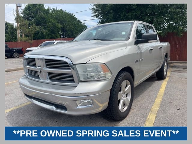 Brown (Tan) 2010 Dodge RAM 1500 SLT Crew Cab RWD Pickup Truck 4X2 5-Speed Automatic