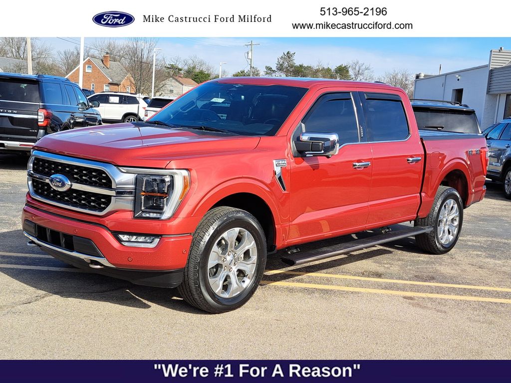 Red Metallic 2023 Ford F-150 Pickup Truck Four-Wheel Drive Automatic