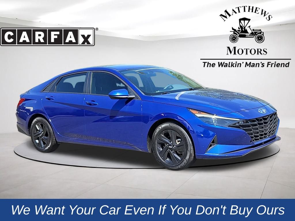 2023 Hyundai Elantra Hybrid Blue 