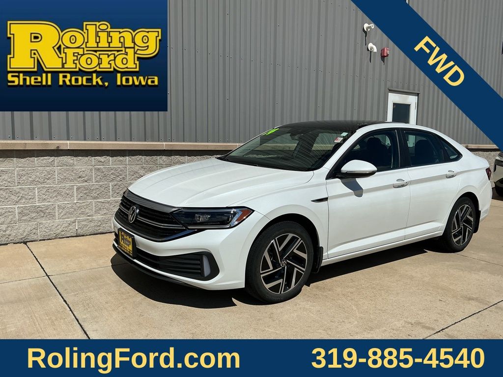 White 2024 Volkswagen Jetta SEL FWD Sedan Front-Wheel Drive 8-Speed Automatic