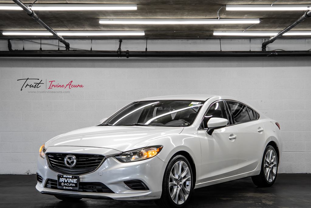 Snowflake White Pearl Mica 2014 Mazda MAZDA6 Sedan Front-Wheel Drive 6-Speed Automatic