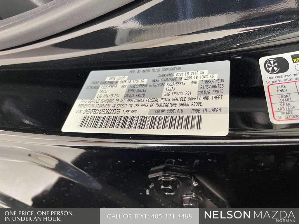 New 2025 Black Mazda 2.5 S Preferred Package image 56