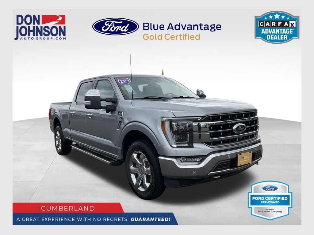Silver Metallic 2023 Ford F-150 Pickup Truck Four-Wheel Drive Automatic
