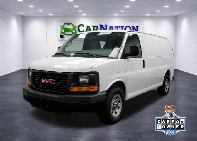 Summit White 2014 GMC Savana Cargo Van Rear-Wheel Drive 4-Speed Automatic Overdrive