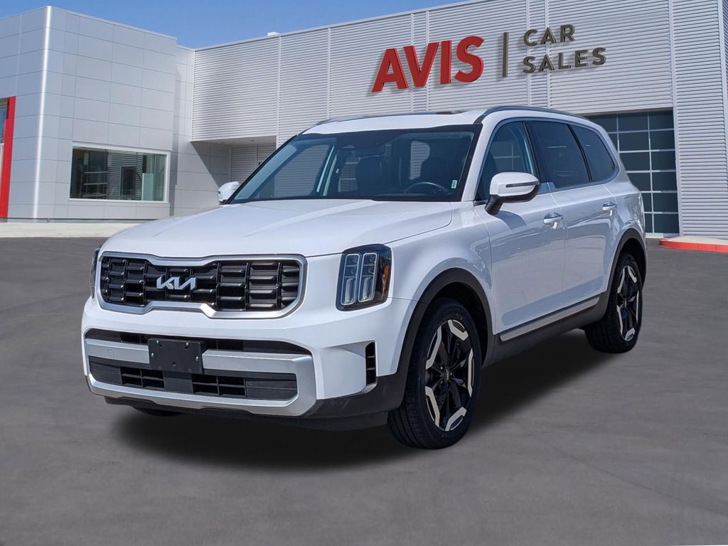 Glacial White Pearl 2025 Kia Telluride S AWD SUV / Crossover All-Wheel Drive 8-Speed Automatic