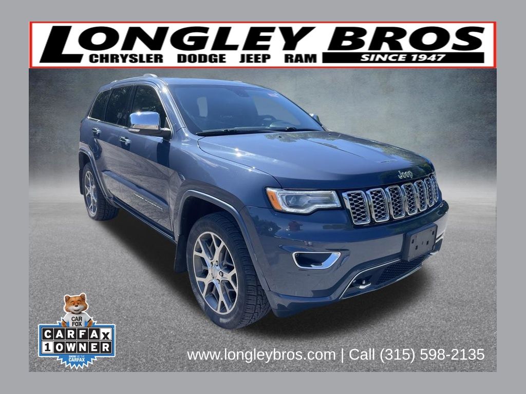 Pacific Blue Clearcoat 2020 Jeep Grand Cherokee SUV / Crossover Four-Wheel Drive 8-Speed Automatic