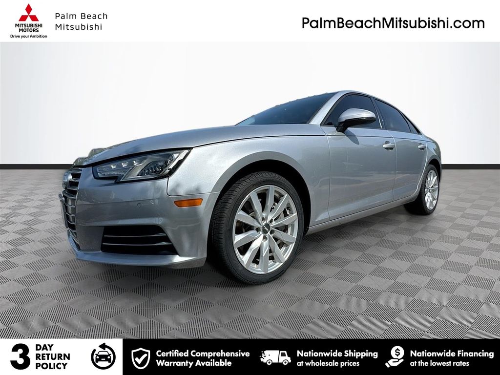 Silver Metallic 2017 Audi A4 2.0T quattro Premium AWD Sedan All-Wheel Drive 7-Speed Automatic