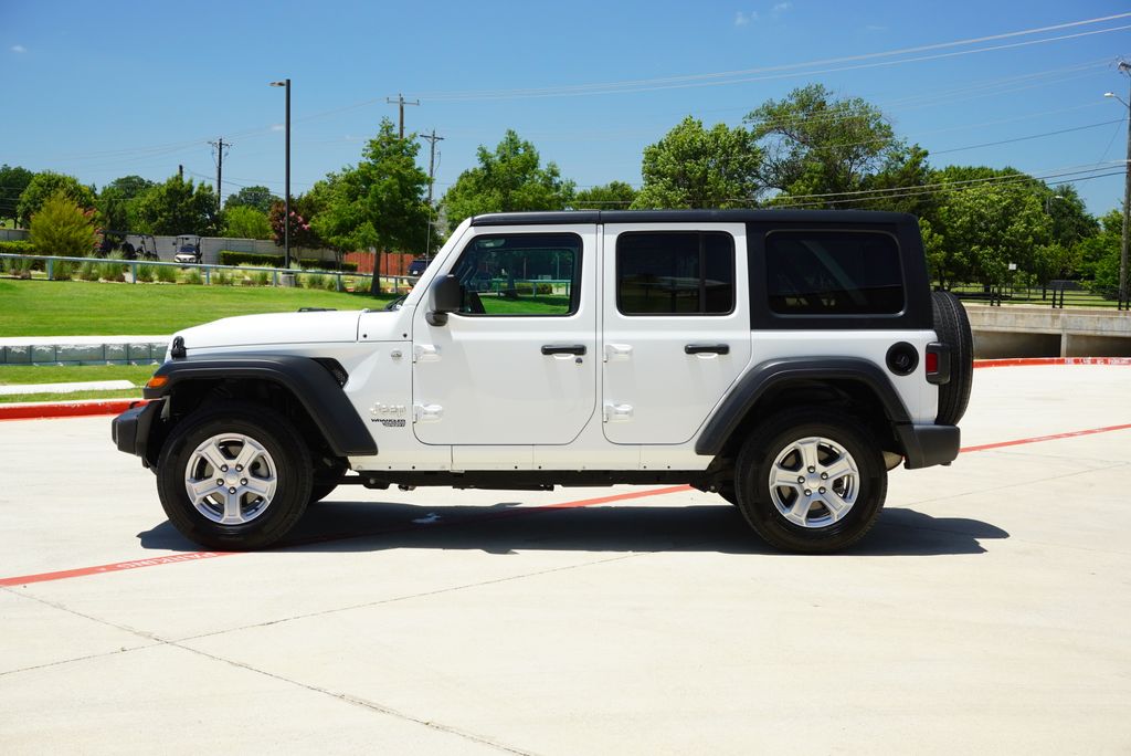Used Car 2021 Jeep Wrangler  Unlimited Sport S For Sale Under $25,000 In Weatherford, Texas