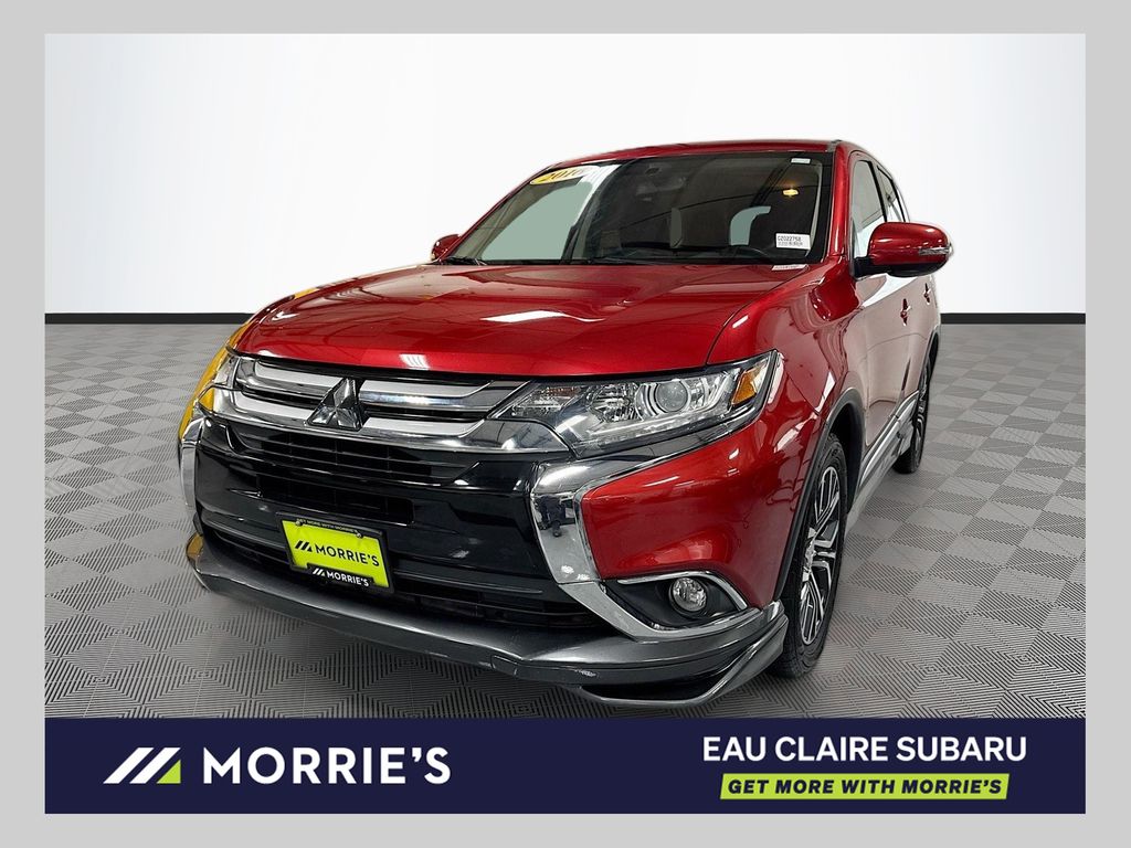 Rally Red Metallic 2016 Mitsubishi Outlander SUV / Crossover All-Wheel Drive Continuously Variable Transmission