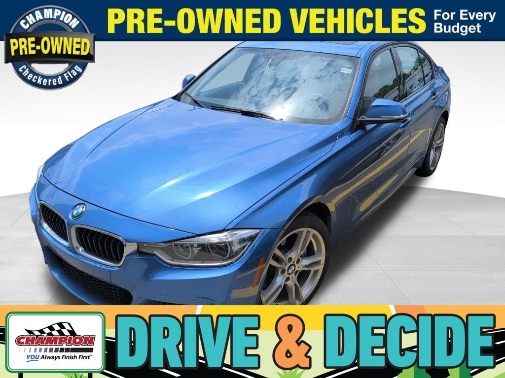 Estoril Blue Metallic 2016 BMW 3 Series 340i xDrive Sedan AWD Sedan All-Wheel Drive 6-Speed Manual