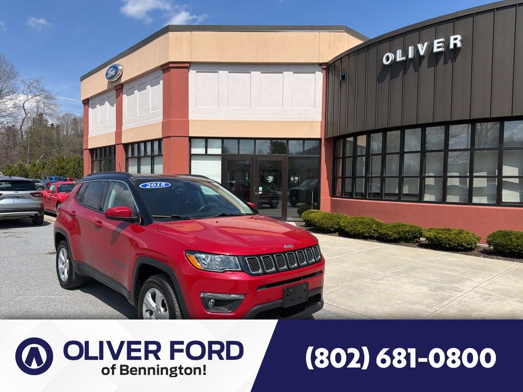Redline Pearlcoat 2018 Jeep Compass Latitude 4WD SUV / Crossover Four-Wheel Drive 9-Speed Automatic
