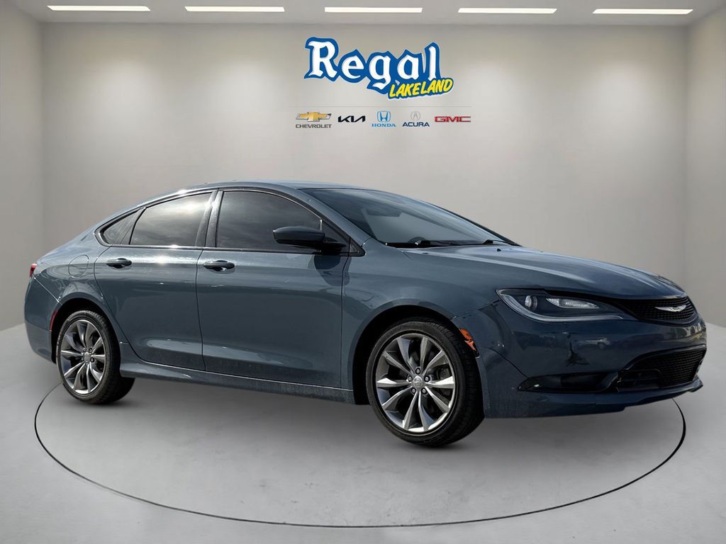 Ceramic Blue Clearcoat 2015 Chrysler 200 Sedan All-Wheel Drive 9-Speed Automatic