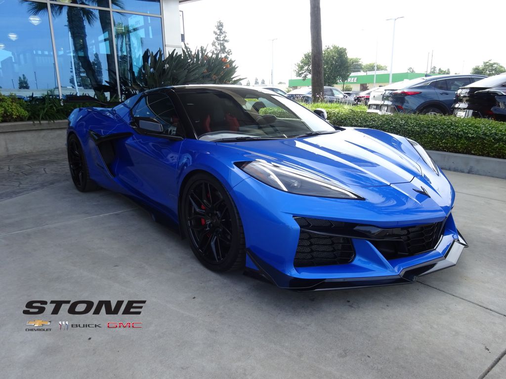 Riptide Blue Metallic 2024 Chevrolet Corvette Z06 3LZ Convertible RWD Convertible Rear-Wheel Drive 8-Speed Dual Clutch