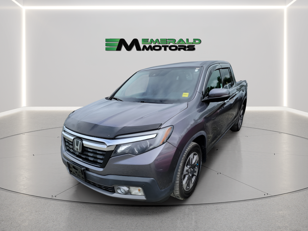 Gray 2017 Honda Ridgeline RTL-E AWD Pickup Truck All-Wheel Drive 6-Speed Automatic