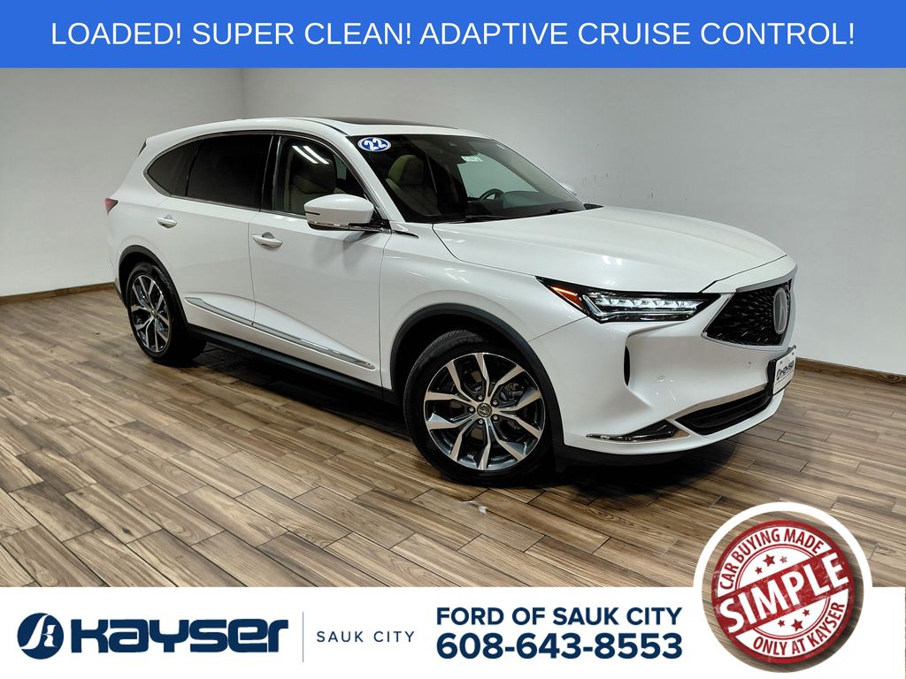 Platinum White Pearl 2022 Acura MDX SUV / Crossover All-Wheel Drive Automatic