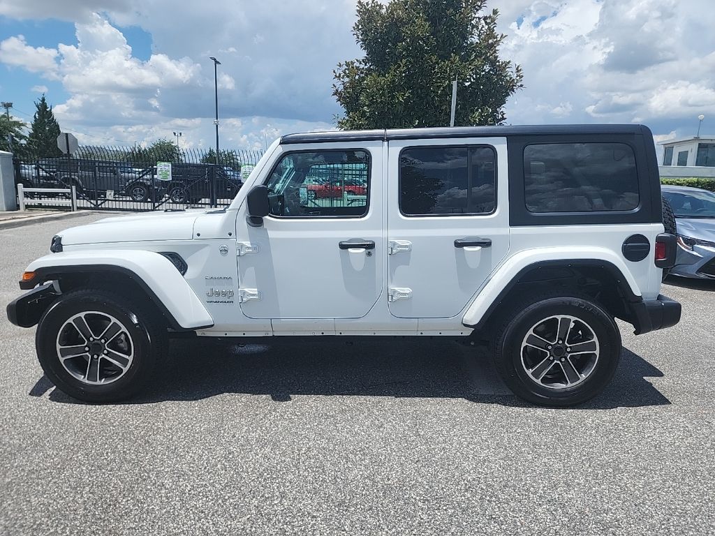 2023 White Jeep Wrangler Sahara 4X4 SUV