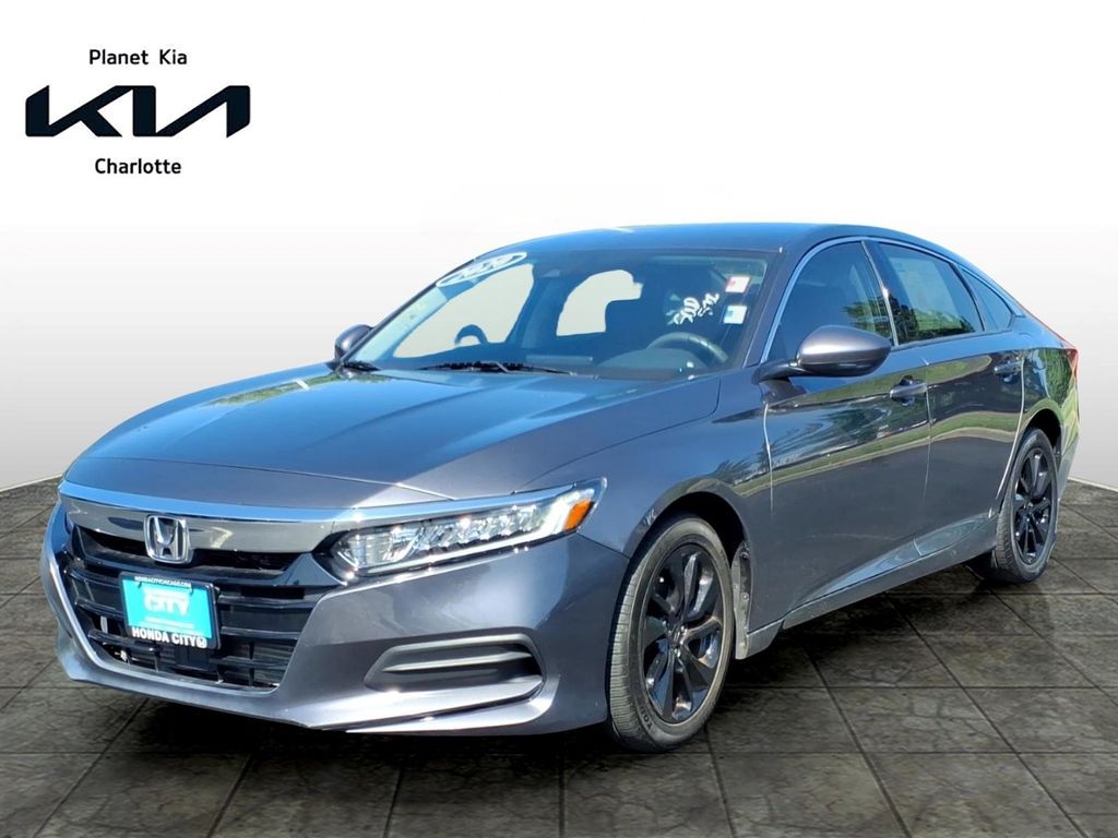 Gray 2020 Honda Accord Sedan Front-Wheel Drive Continuously Variable Transmission