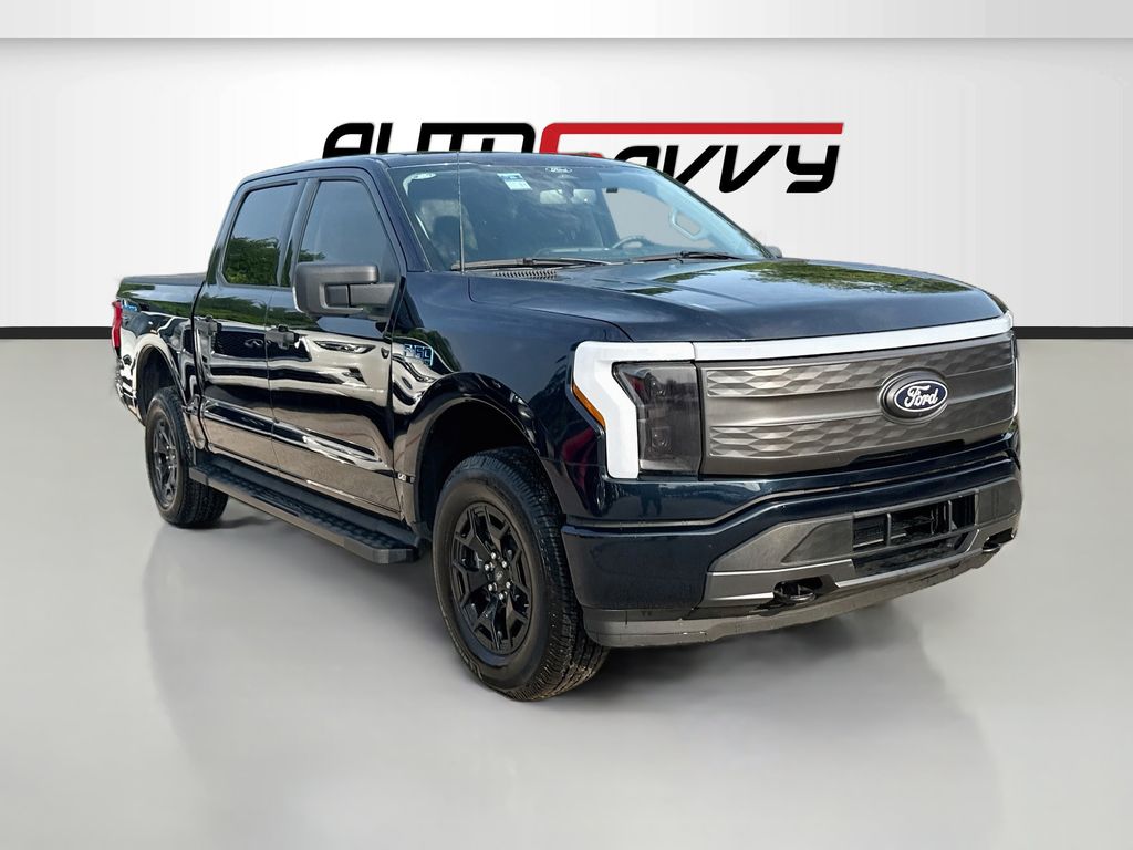 2025 Ford F-150 Lightning XLT Blue at DeMontrond Ford