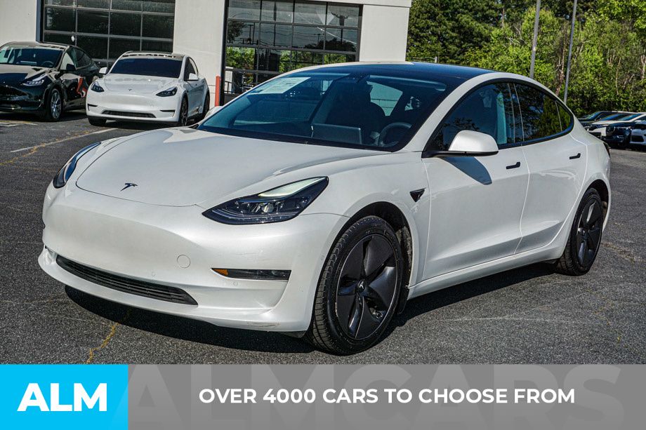 Used 2021 Tesla Model 3 Base with VIN 5YJ3E1EA9MF082310 for sale in Union City, GA