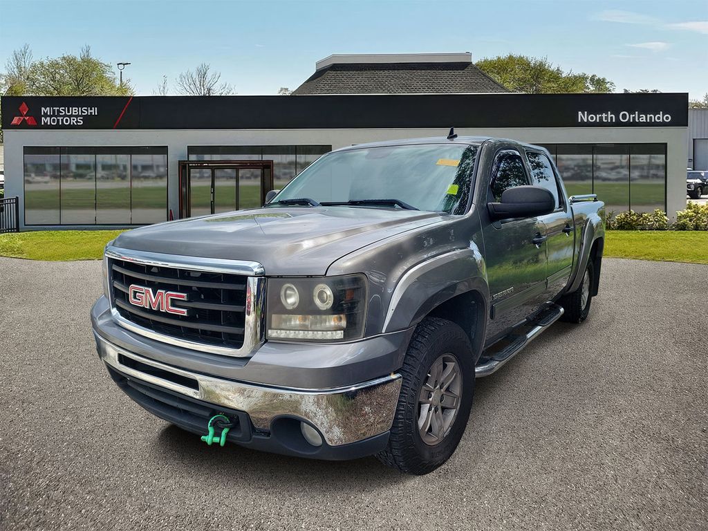 Steel Gray Metallic 2009 GMC Sierra 1500 Pickup Truck Four-Wheel Drive 6-Speed Automatic