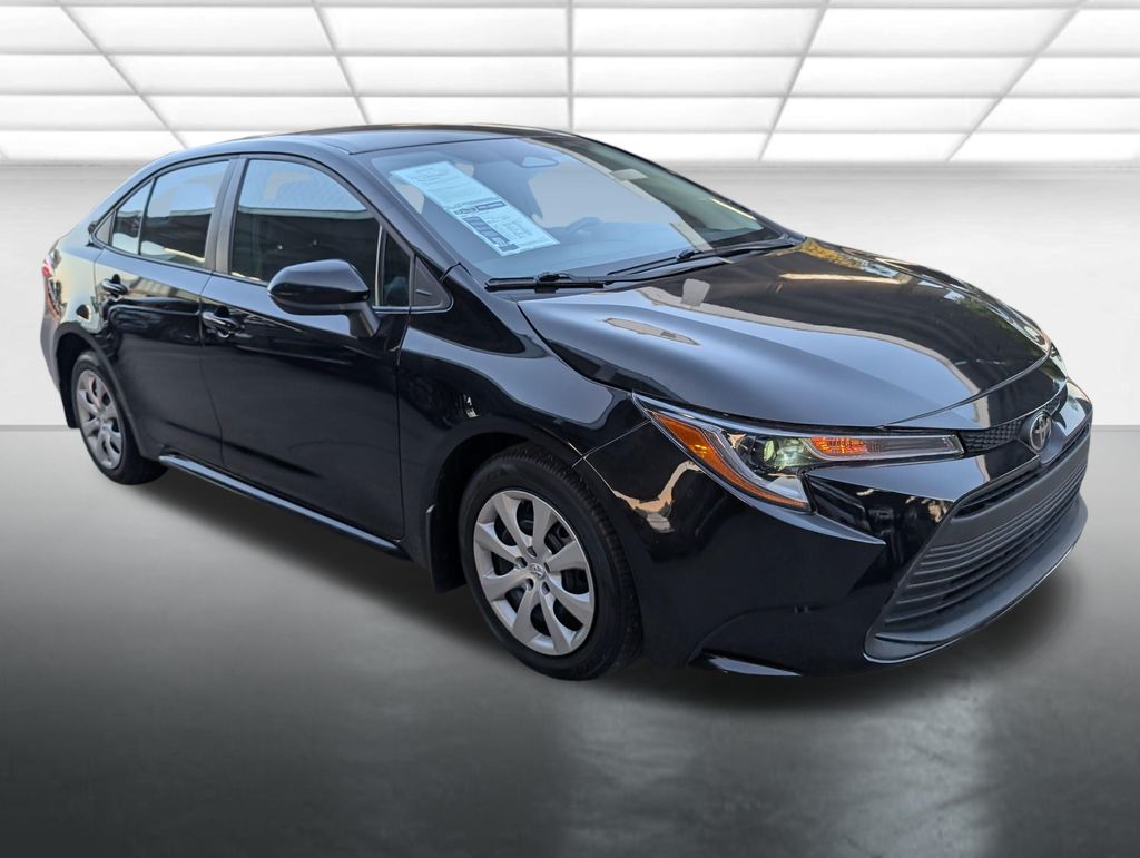 Midnight Black Metallic 2025 Toyota Corolla Sedan Front-Wheel Drive Continuously Variable Transmission