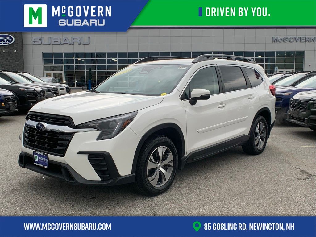 Crystal White Pearl 2023 Subaru Ascent SUV / Crossover All-Wheel Drive Continuously Variable Transmission