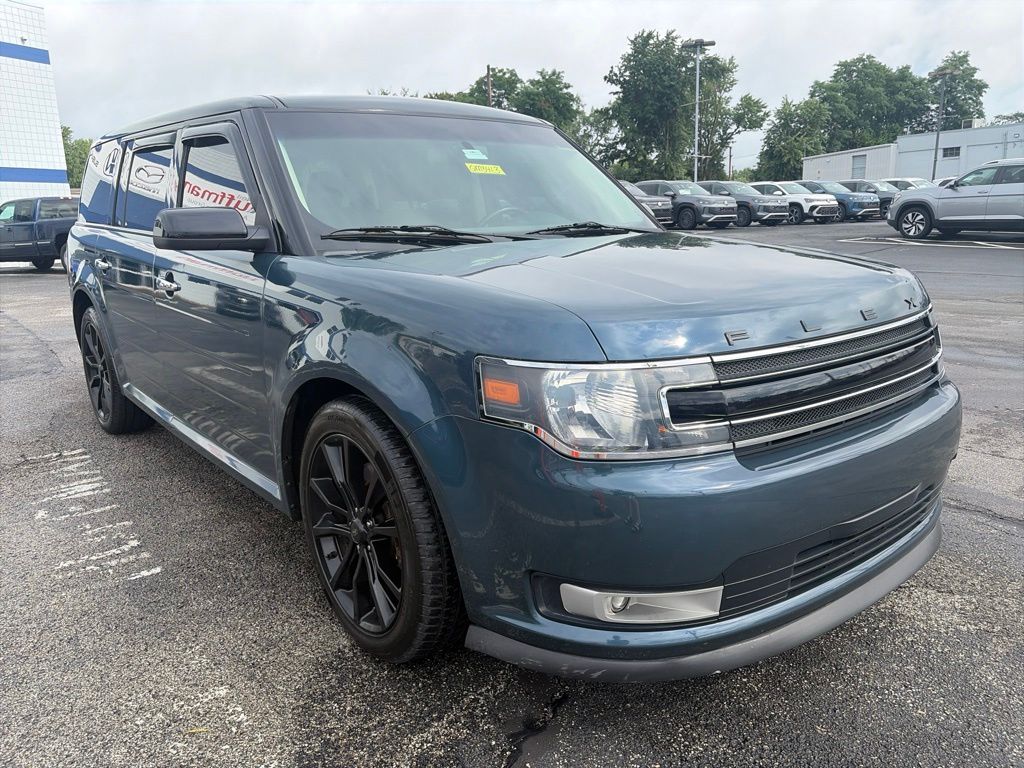 Blue Metallic 2016 Ford Flex SUV / Crossover All-Wheel Drive 6-Speed Automatic