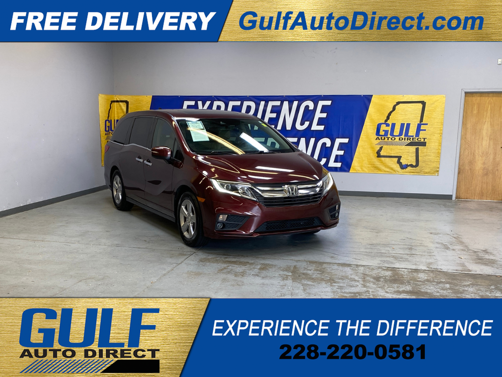 Red (Deep Scarlet Pearl) 2018 Honda Odyssey Minivan Front-Wheel Drive 9-Speed Automatic
