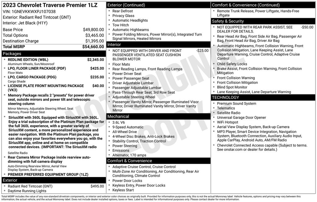 Used 2023 Chevrolet Traverse SUV