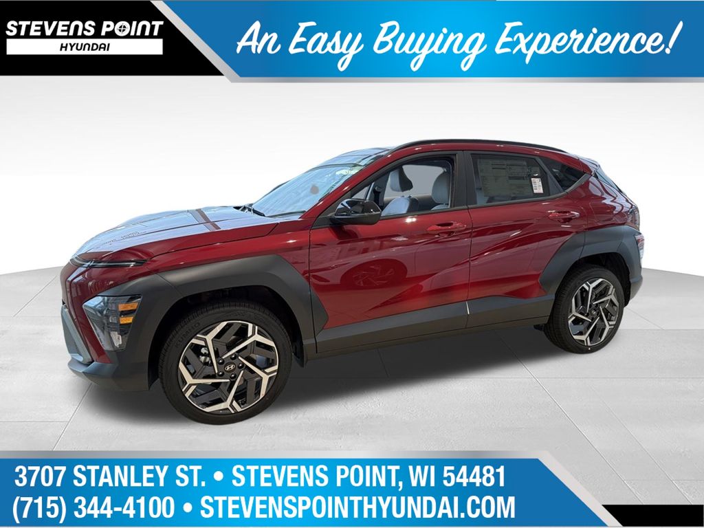 Ultimate Red Metallic 2026 Hyundai Kona SUV / Crossover All-Wheel Drive 8-Speed Automatic