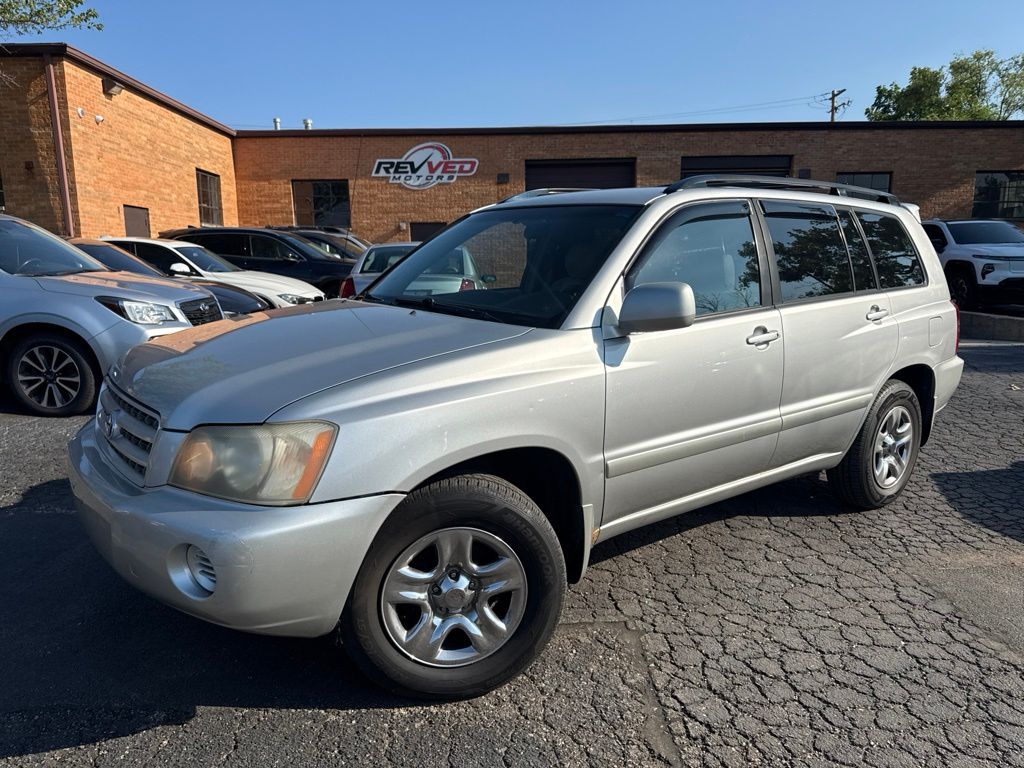 Silver 2002 Toyota Highlander SUV / Crossover Front-Wheel Drive 4-Speed Automatic Overdrive