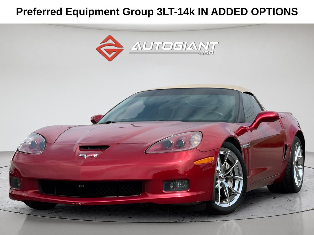Crystal Red Tintcoat 2013 Chevrolet Corvette Z16 Grand Sport 3LT Convertible RWD Convertible Rear-Wheel Drive 6-Speed Automatic