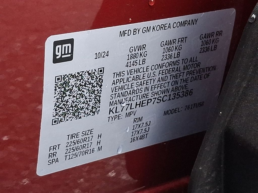 2025 Chevrolet Trax LT Red at Klick Lewis Buick Chevrolet