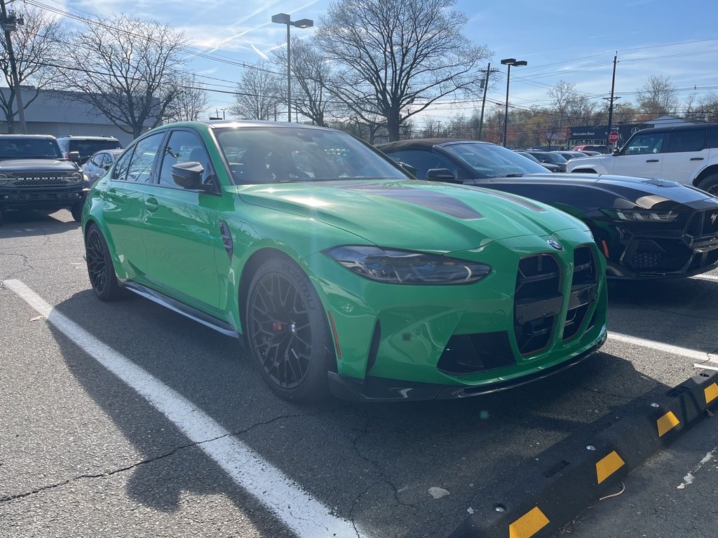 Signal Green 2024 BMW M3 CS RWD Sedan All-Wheel Drive 8-Speed Automatic